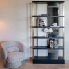 Richmond Interiors Richmond Wandkast Rigley Zwart met Spiegel Online