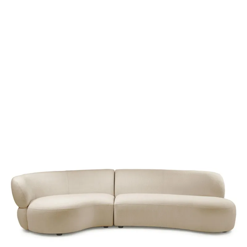 Rivièra Maison Bankelement San Remo Arm 2,5-zits Beige Links