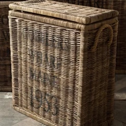 Rivièra Maison Opbergmand Cobblers Rotan 60cm Hoog Discount