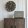 Rivièra Maison Wandklok London Company Zwart