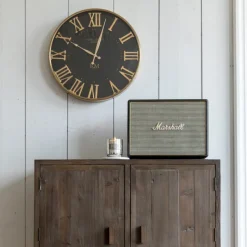 Rivièra Maison Wandklok London Company Zwart