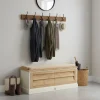 Rivièra Maison Opbergbank Pacifica Naturel/Wit 110cm Best