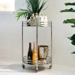 Rivièra Maison Trolley L'hotel Zilver Ø52cm