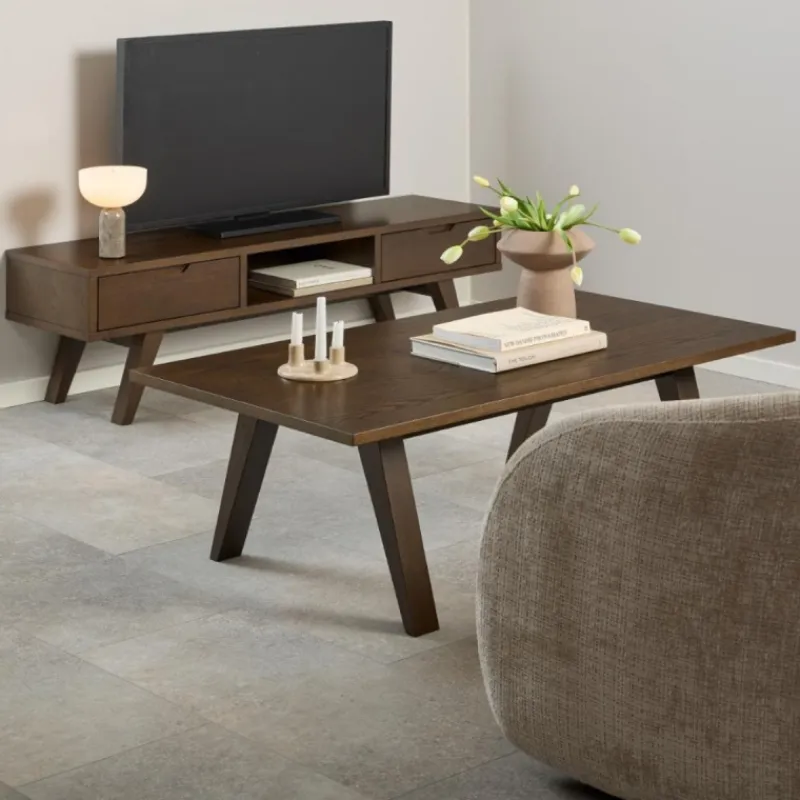 Giga Living Salontafel Annie Eikenfineer 130cm -