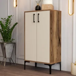 Arabic House Schoenenkast Prag Melamine Walnoot