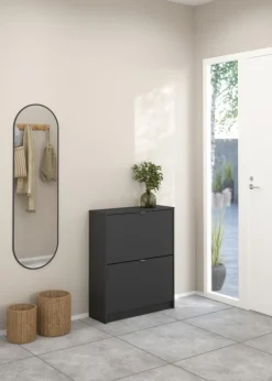 Giga Living Schoenenkast Shoes Mat 2-vakken - Grijs Discount