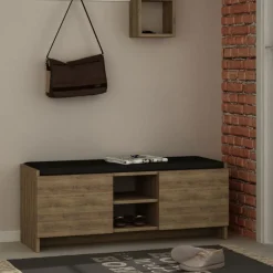 Arabic House Schoenenkast Zulla Melamine Donker Eiken
