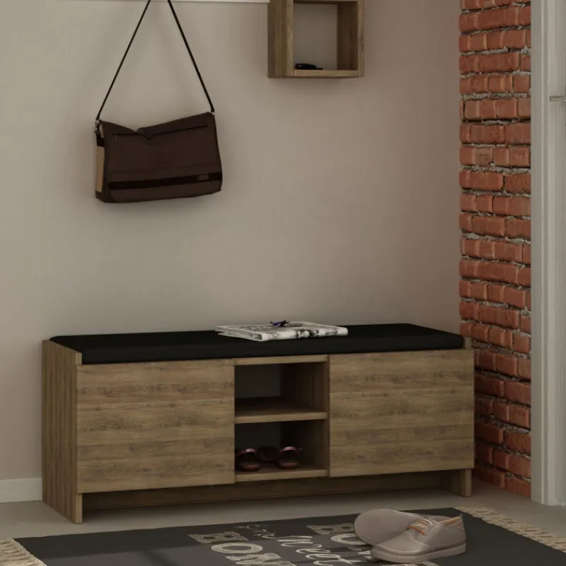 Arabic House Schoenenkast Zulla Melamine Donker Eiken