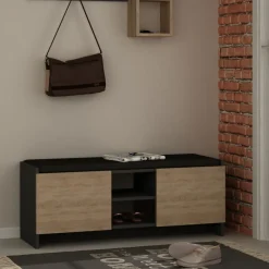 Arabic House Schoenenkast Zulla Melamine Sonomo Antraciet Outlet