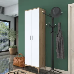 Arabic House Schoenenkast Ergani Wit/Walnoot Discount