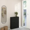 Giga Living Schoenenkast Shoes Mat Zwart 2-vakken - Sale