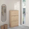 Giga Living Schoenenkast Shoes 3 vakken + 2 Lagen Hickory -