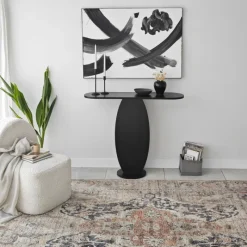 Arabic House Sidetable Ellittica Antraciet 100cm
