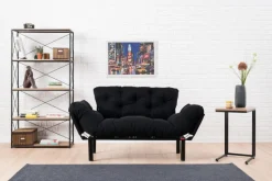 Arabic House Slaapbank Nitta 2-Zits Zwart Best