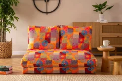Arabic House Slaapbank Taida 2-Zits Patchwork Multi Sale