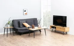 Giga Living Slaapbank Vaylo Enjoy 196cm - Donkergrijs Online