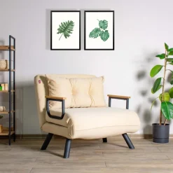 Arabic House Slaapfauteuil Sando Single Crème
