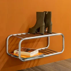 Spinder Design Schoenenrek Retro Groovy Chrome Clearance