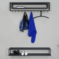 Spinder Design Wandkapstok School Zwart 118cm Online