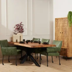 StarFurn Boomstamtafel Boston Mangohout 240cm