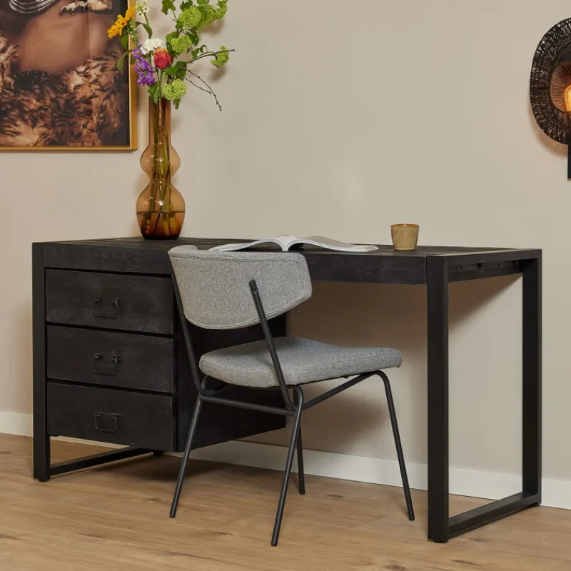 StarFurn Bureau Boaz Metalen Lades