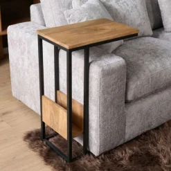 StarFurn Slider Naturel Mangohout Hoog New
