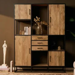 StarFurn Vakkenkast Dakota Naturel Supreme XXL 160cm Best