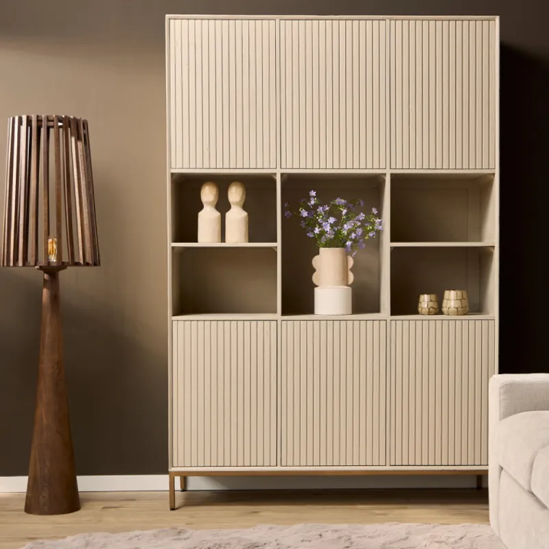 StarFurn Vakkenkast Madison XL 135cm Zand Outlet