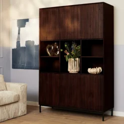 StarFurn Vakkenkast Madison XL | 135cm Bruin