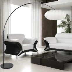 Steinhauer Booglamp Sparkled Light Zijde Wit Zwart Online