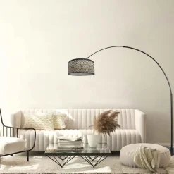 Steinhauer Booglamp Sparkled Light Bamboe Naturel/