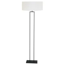 Steinhauer Vloerlamp Stang Grof Linnen Wit