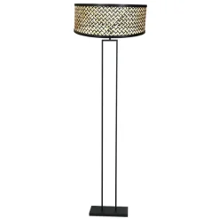 Steinhauer Vloerlamp Stang Bamboe Naturel/Zwart Ja Hot