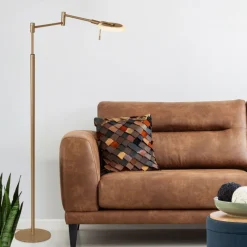 Steinhauer Vloerlamp Turound Knik Arm Brons Online