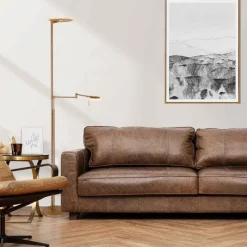 Steinhauer Vloerlamp Turound 2-Lichts met Leesarm