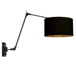 Steinhauer Wandlamp Prestige Chic Linnen /Goud Zwart Discount