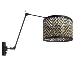 Steinhauer Wandlamp Prestige Chic Bamboe Naturel/ Zwart Best