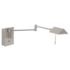 Steinhauer Wandlamp Retina met USB-poorten Grijs Clearance