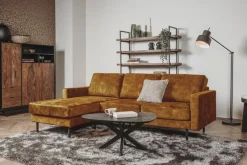 Tower Living Bank Cambridge 2,5-al/ar Zits + Chaise Longue R/l Adore 15 Oranje Geel Best