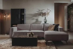 Tower Living Bank Leeds 2,5-al Zits + Chaise Longue R City 453 Moss Grijs Best