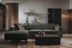 Tower Living Bank Leeds 2,5-ar Zits + Chaise Longue L City 355 Bottle