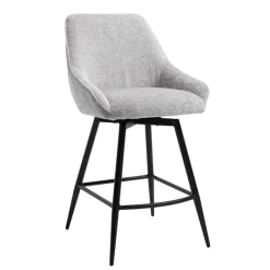 Tower Living Barstoel Trino Trenza 8 Oyster Draaibaar Lichtgrijs Best