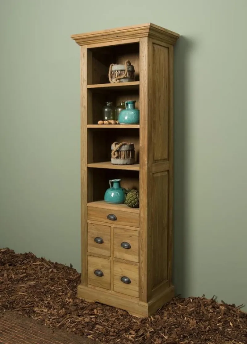 Tower Living Boekenkast Bologna 66cm Bruin Outlet