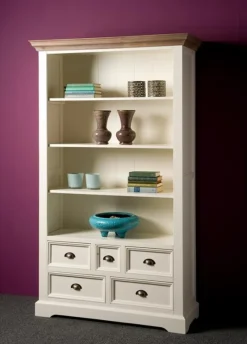 Tower Living Boekenkast Fleur 111cm Wit Sale