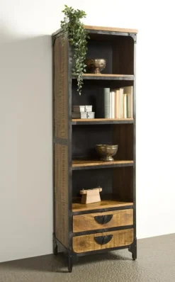 Tower Living Boekenkast Basto Bruin