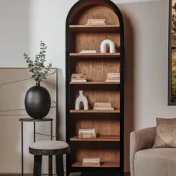 Tower Living Boekenkast Rotondi Zwart Outlet