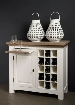 Tower Living Wijnkast Parma Wit Clearance