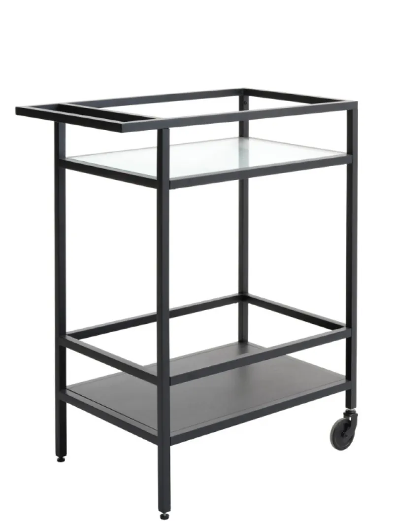 Giga Living Trolley Bronco Zwart Metaal - Outlet