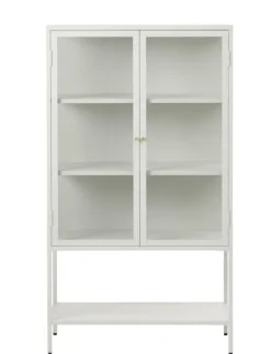 Giga Living Vitrinekast Carmel Hoog Metaal 160cm - Greige Hot