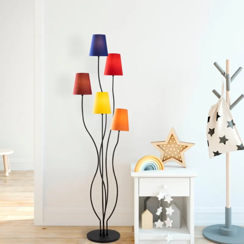 Arabic House Vloerlamp Bonibon /Zwart Regenboog New